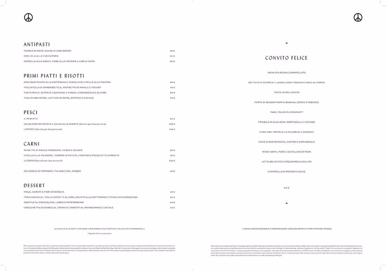 Quanto costa un cenone da Cracco?