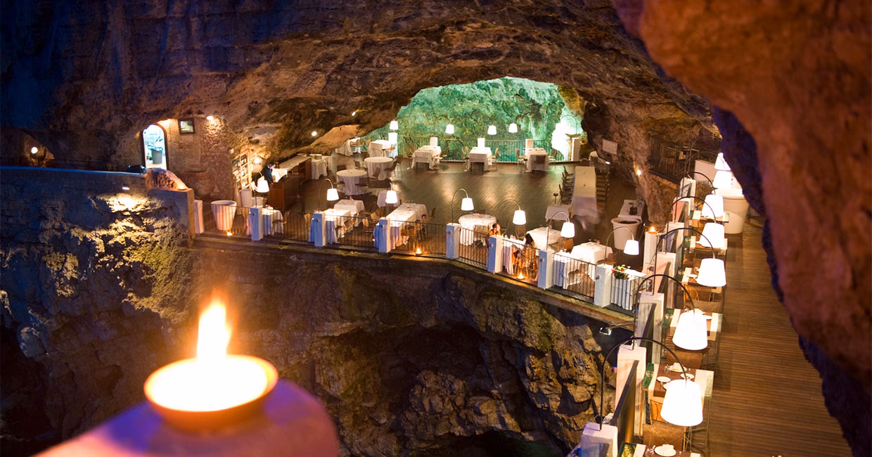 Quanto costa una cena da Grotta Palazzese?