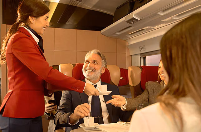 Dove posso mangiare sul treno Italo?