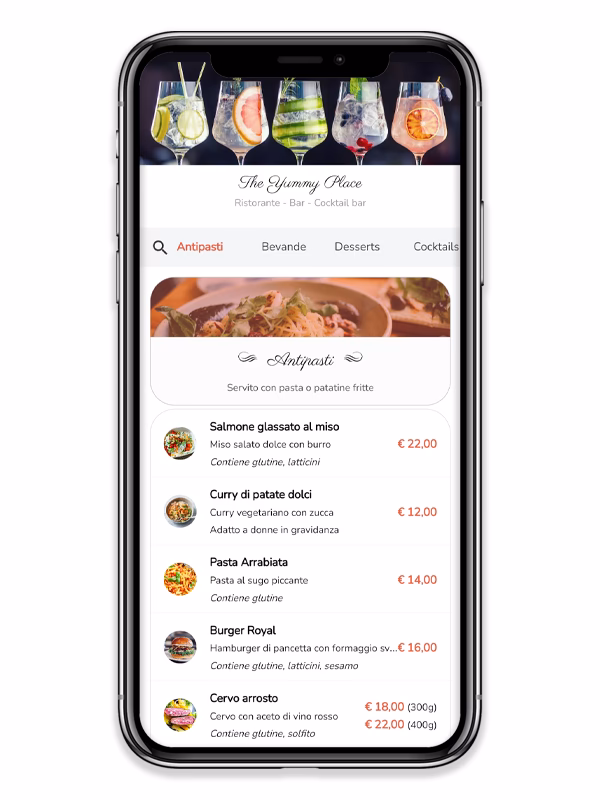 Quanto costa fare un menu digitale?