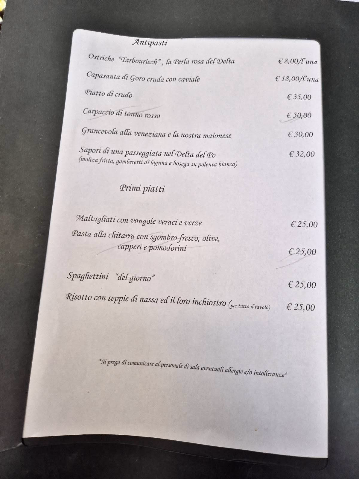 Che tipi di menù esistono?