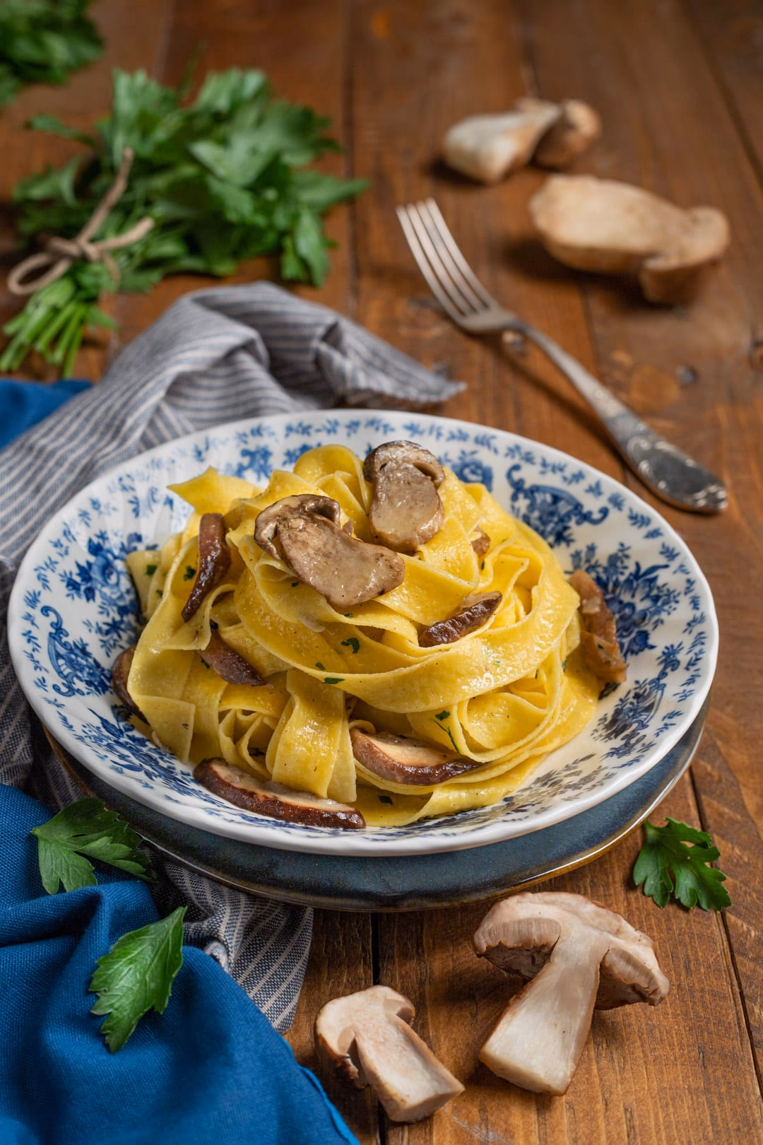 Quali funghi usare per le tagliatelle?